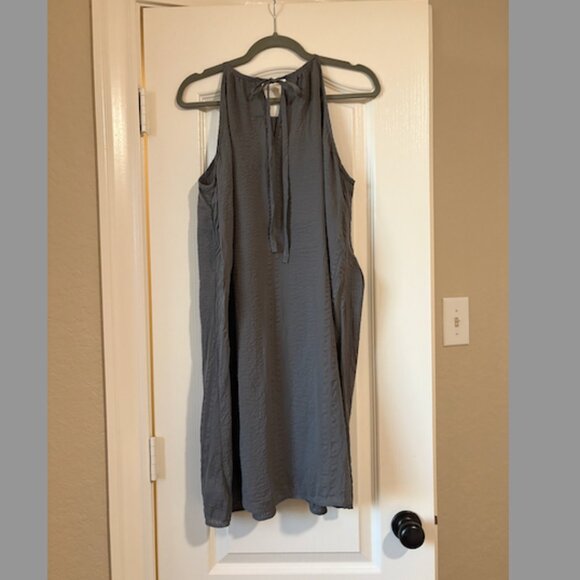 Anthropologie Cloth and Stone Grey Mini Dress Size Medium - Picture 2 of 3